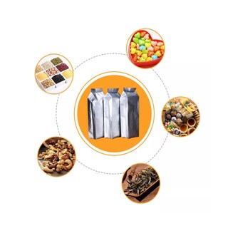 Foto 4 | Bolsas Metalizadas Polietileno Triple Café/alimentos 250g Plata