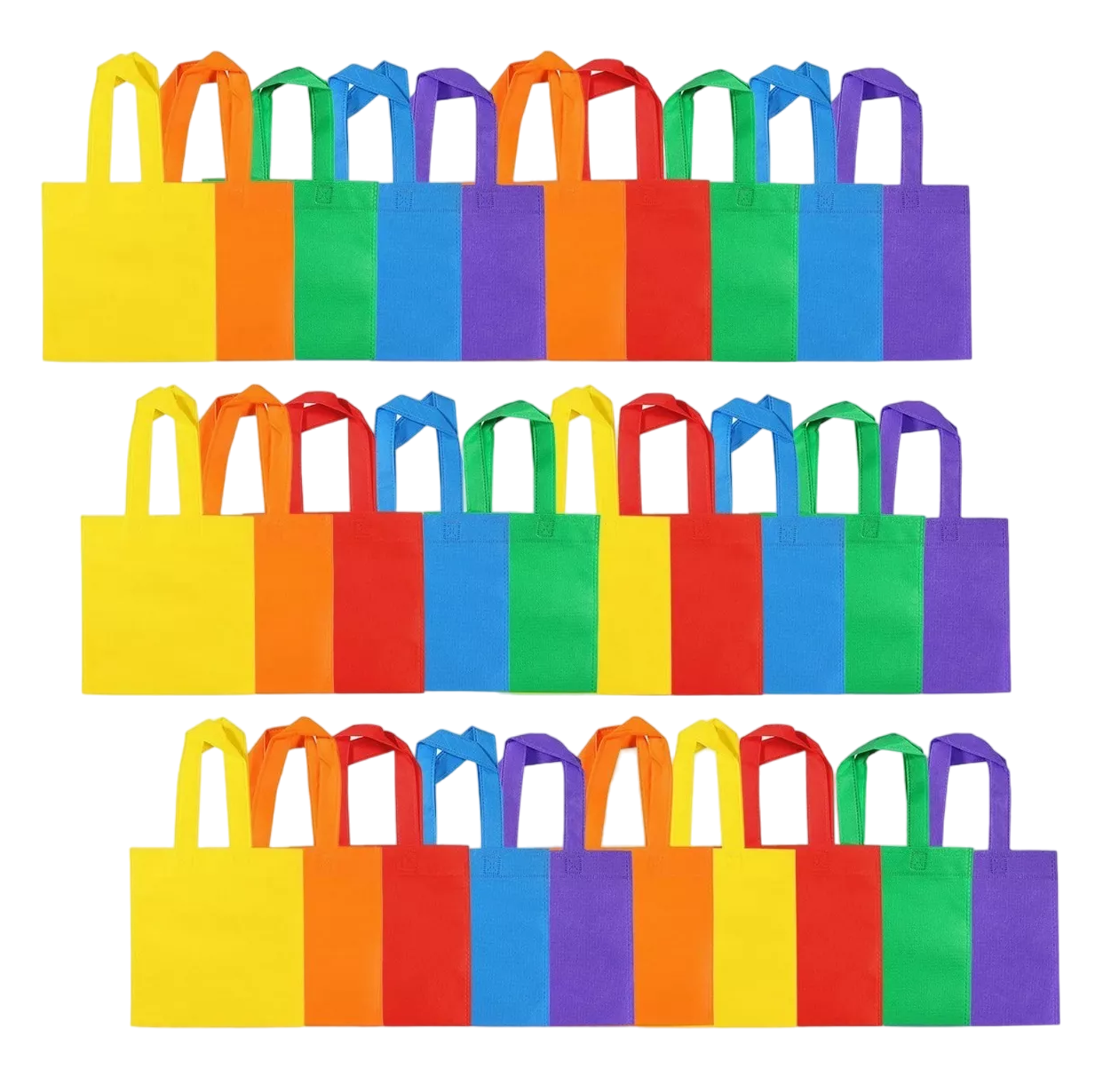 Foto 2 pulgar | Mini Bolsas Ecológicas Tejidas 20 x 20 cm Multicolor 30 Piezas