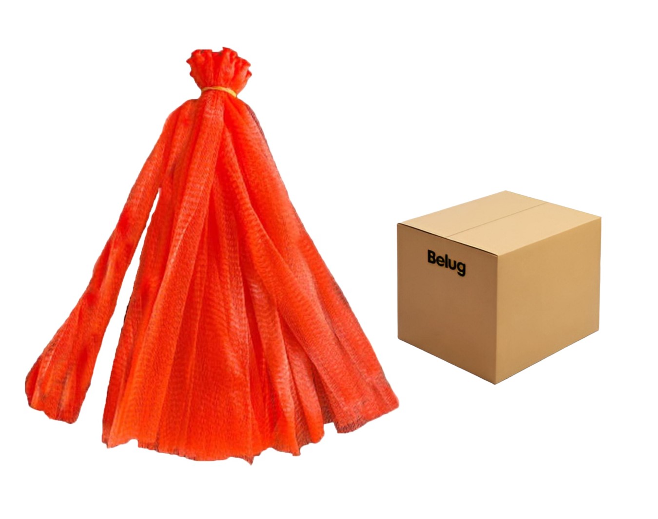 Bolsas de Red Malla Plástica Frutas 100 Piezas Rojas