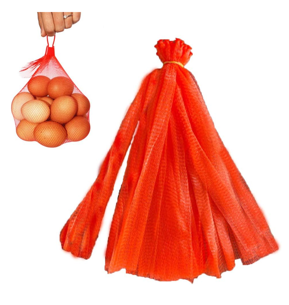 Foto 2 | Bolsas de Red Malla Plástica Frutas 100 Piezas Rojas