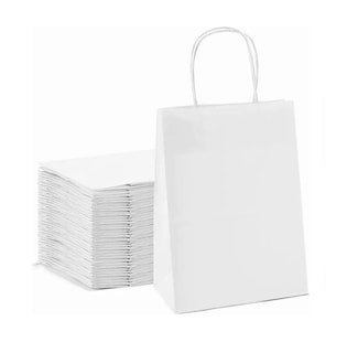 Foto 2 | Bolsa Belug de Papel Kraft con Asa 50 Piezas