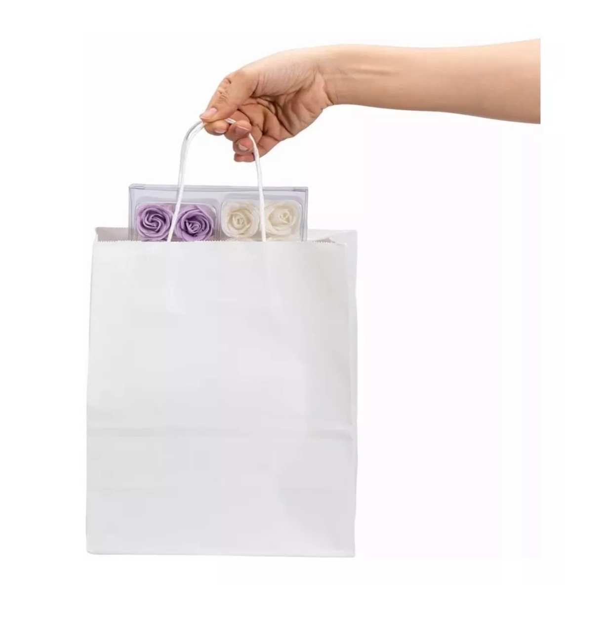 Foto 5 pulgar | Bolsa Belug de Papel Kraft con Asa 50 Piezas
