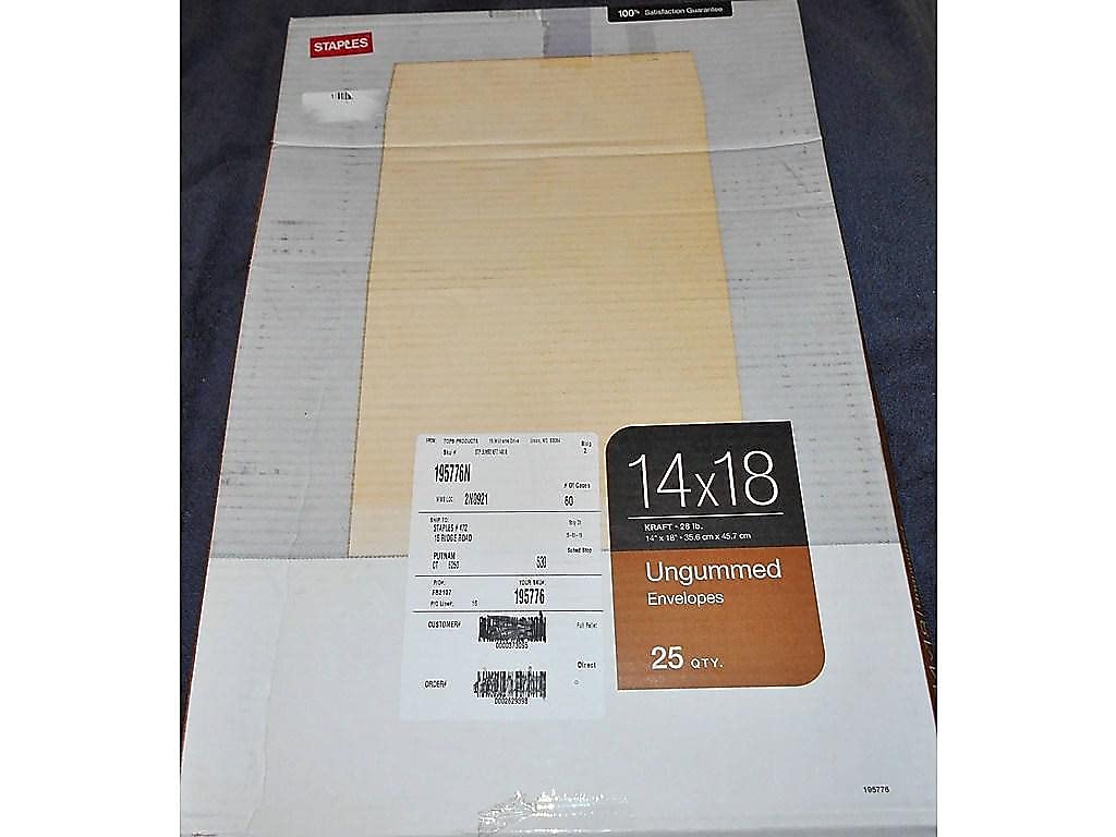 Foto 4 pulgar | Catálogo De Sobres Staples 195776 Brown Kraft, 14 X 18 Cm, 25 Unidades - Venta Internacional.