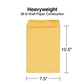 Foto 3 | Envoltorio Staples Con Solapa Engomada Kraft, 7,5 X 10,5 Cm, Color Marrón, 100 Unidades - Venta Internacional.