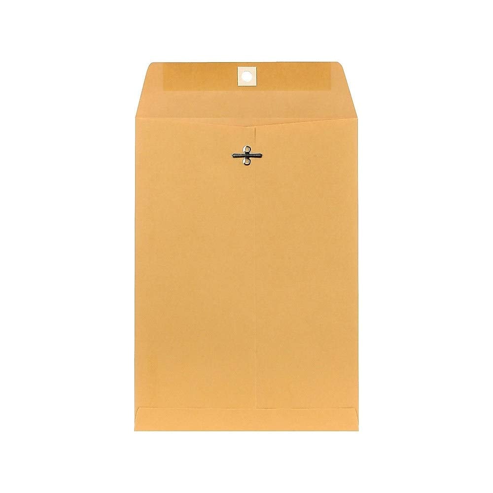 Sobre Grapas Con Cierre Kraft Marrón De 19 X 27 Cm, 100 Unidades Por Caja - Venta Internacional. $1,100