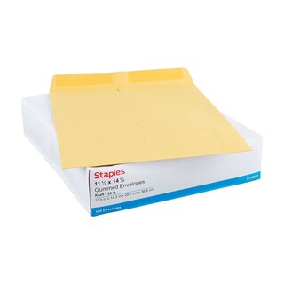 Foto 4 | Catálogo: Sobres Staples 534776 Kraft, 29,21 Cm X 36,83 Cm, 100/caja - Venta Internacional.