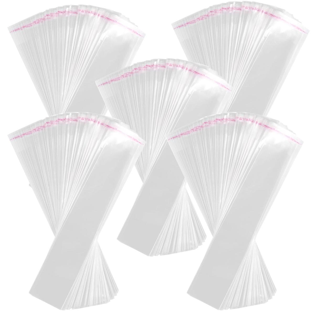 Bolsas de Celofán Adhesivas Mxcfo-005 Office Supply 500 Piezas Transparente $1,030