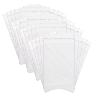 Foto 2 | Bolsas De Celofan Con Solapa Mxefo-004 Office Supply 400 Piezas Transparente