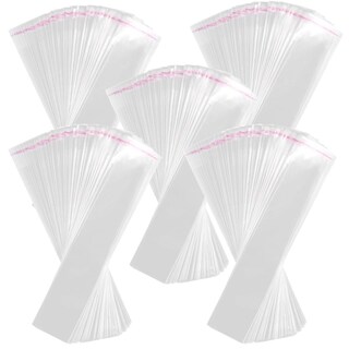 Foto 2 | Bolsas de Celofán con Solapa Mxcoz-005 Office Supply 500 Piezas Transparente