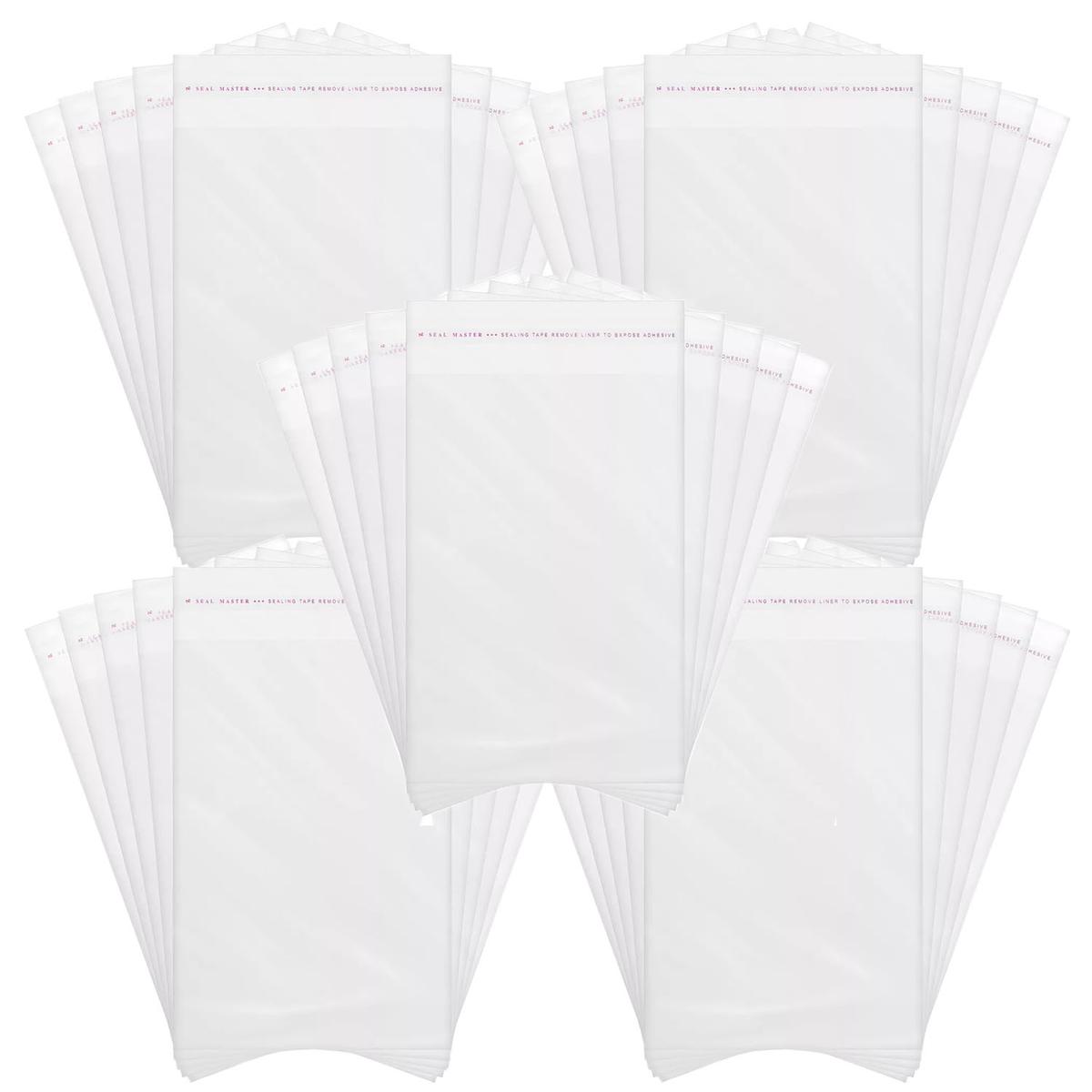 Foto 2 pulgar | Bolsas Celofán Con Cinta Mxcxo-005 Office Supply 500 Piezas Transparente