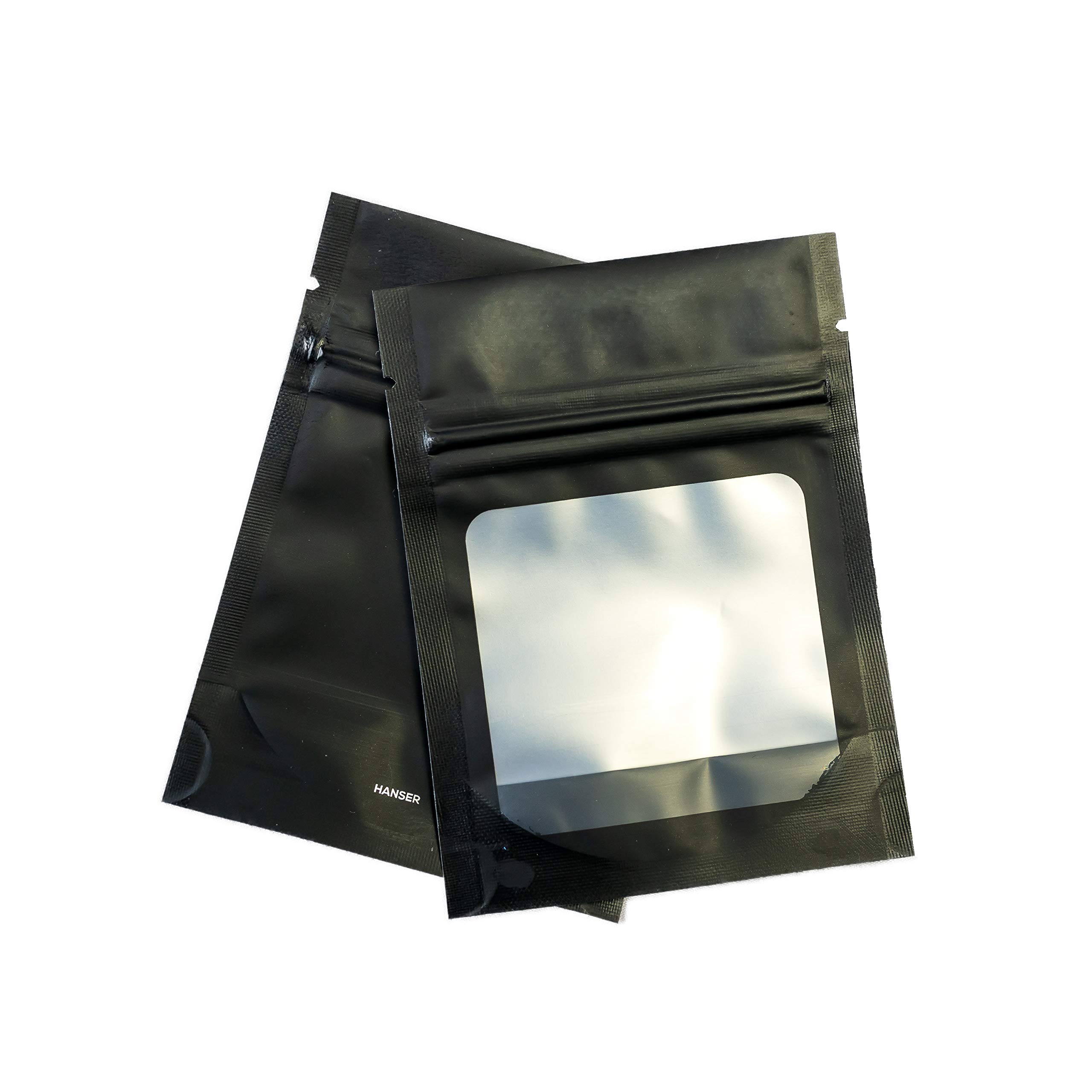 Foto 3 pulgar | Bolsas de Aluminio Resellables 3 X 4 Pulgadas 100 Unidades Negras - Venta Internacional