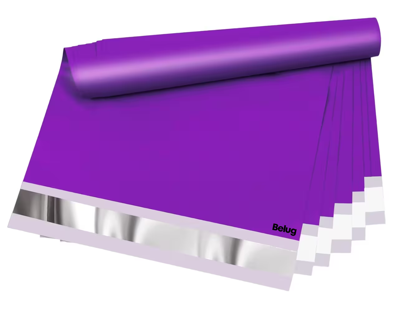 Foto 1 | Bolsas Sobres Plástico Envíos Paquetería 25 X 35 Cm + 2 Plumas 200 Pzs Belug, Morado