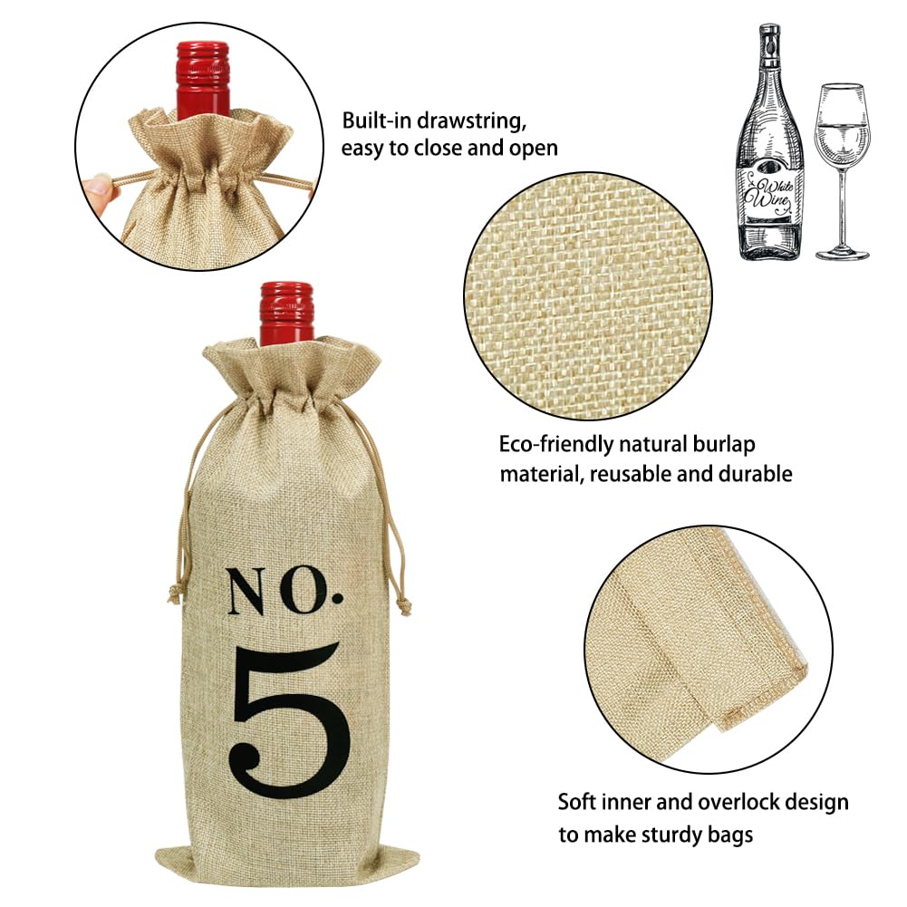 Foto 4 pulgar | Bolsas De Vino Shintop Yute, 10 Unidades, Numeradas, 750 Ml, Para Degustación A Ciegas - Venta Internacional.