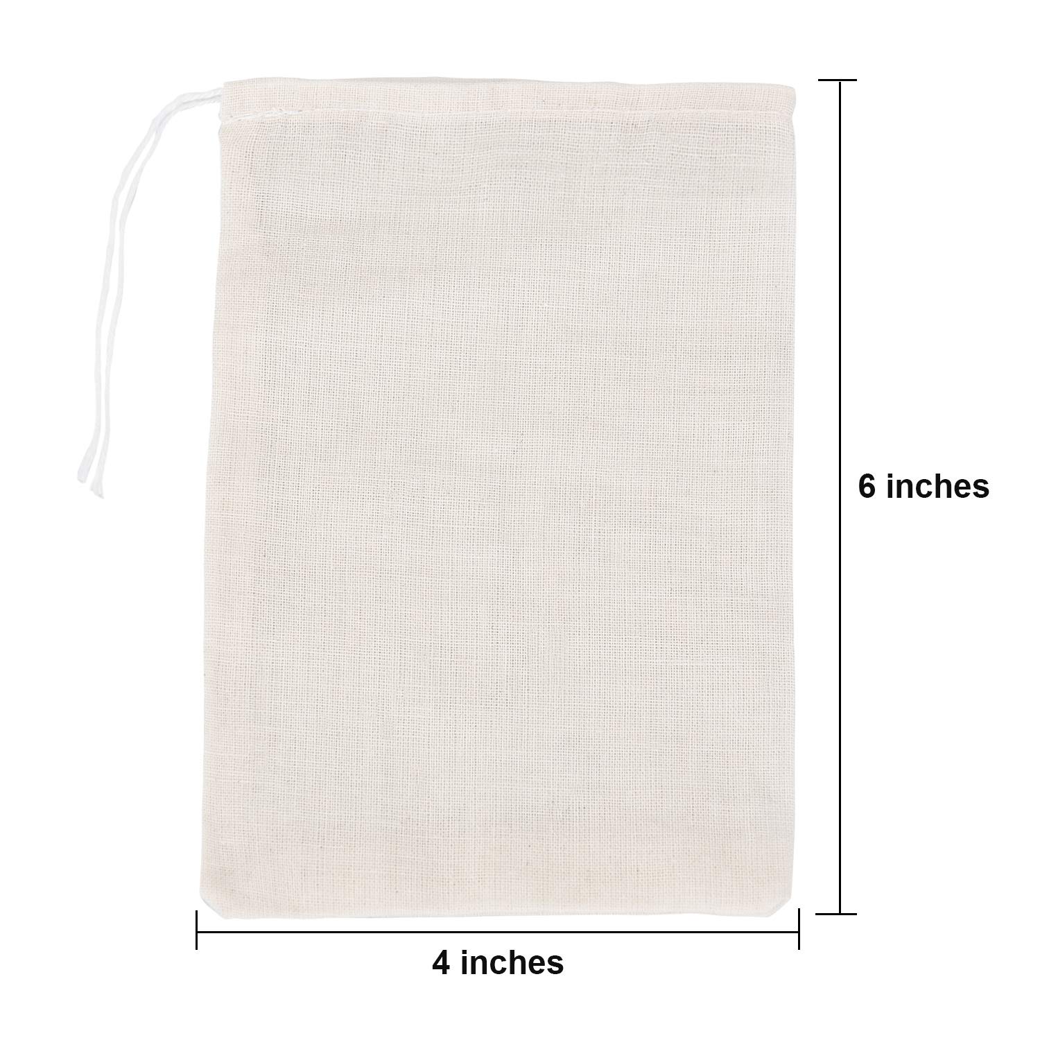 Foto 3 pulgar | Bolsas De Muselina Tatuo, Paquete De 200 Bolsas De Arpillera Con Cordón - Venta Internacional.