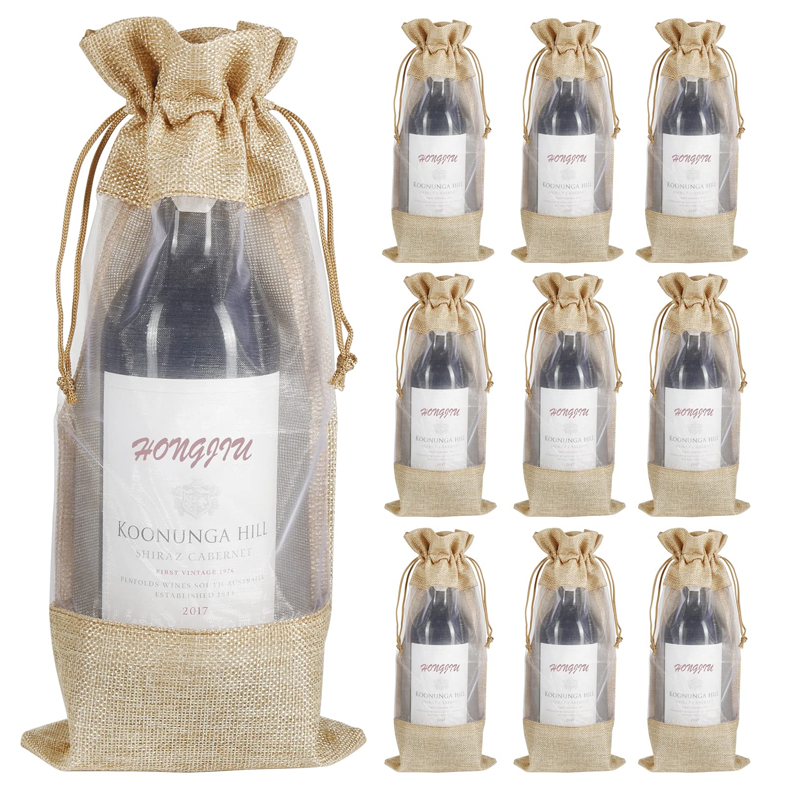 Foto 1 | Bolsas de Yute de Arpillera Shintop de 750 Ml con Ventana 10 Unidades- Venta Internacional