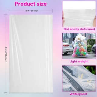 Foto 3 | Bolsas Para Globos Toosci, Tamaño Grande, 2 Unidades, Para Transporte, 250 X 150 Cm - Venta Internacional.