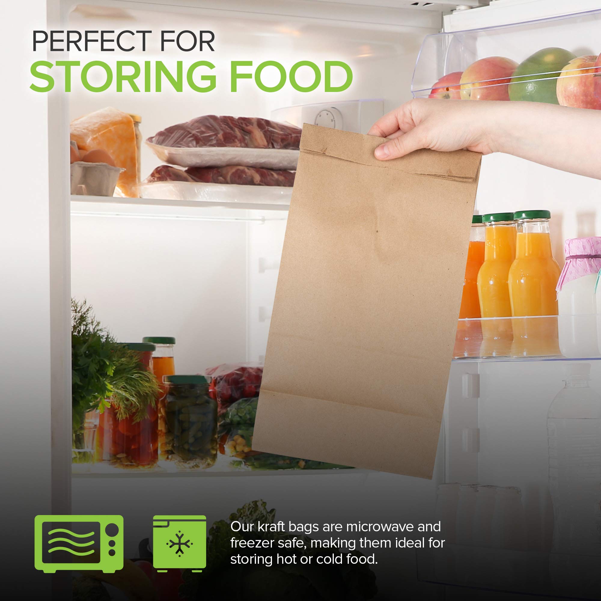 Foto 6 pulgar | Bolsas de Papel Stock Your Home Kraft Capacidad 5.4 kg 100 Piezas - Venta Internacional