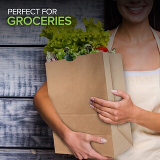 Foto 4 | Bolsas de Papel Stock Your Home Kraft Brown Capacidad 23 kg 100 Piezas - Venta Internacional