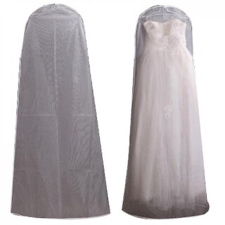Foto 1 | Bolsa De Ropa Huoguo Para Vestidos De Novia Almacenamiento Blanca 80 X 55 Cm - Venta Internacional.