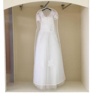 Foto 4 | Bolsa De Ropa Huoguo Para Vestidos De Novia Almacenamiento Blanca 80 X 55 Cm - Venta Internacional.
