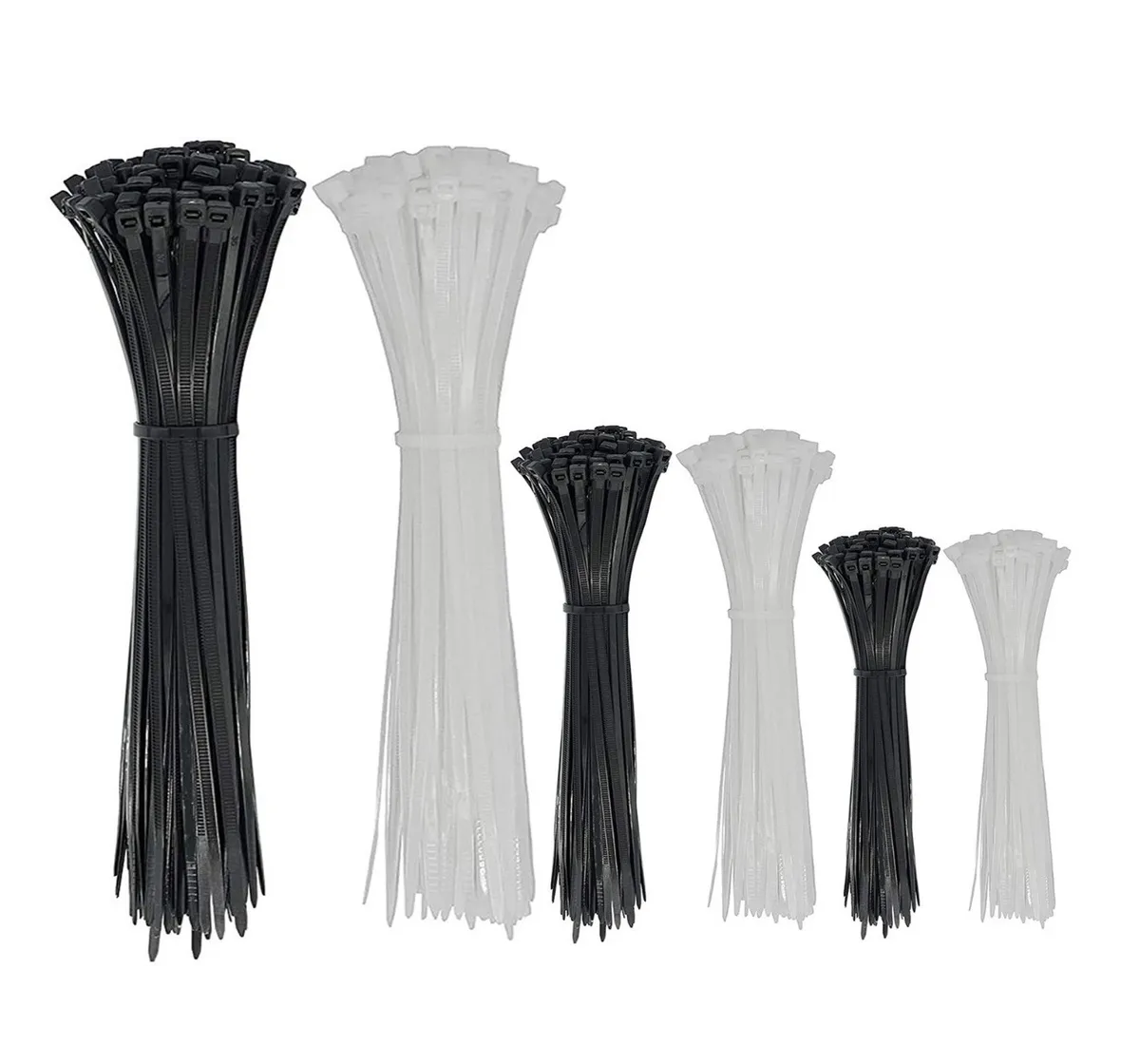 Set Cincho Plástico, Incluye 3 Tamaños 600 Pzs Eo Safe Imports Esi-643 Multicolor