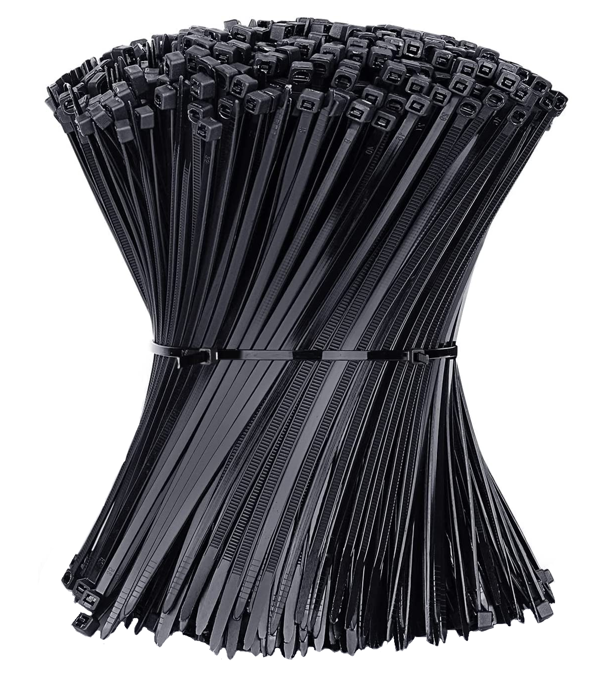 Foto 2 pulgar | Cinchos de Plástico Anti-UV Eo Safe Imports ESI-5200 color Negro 20 cm 500 Piezas