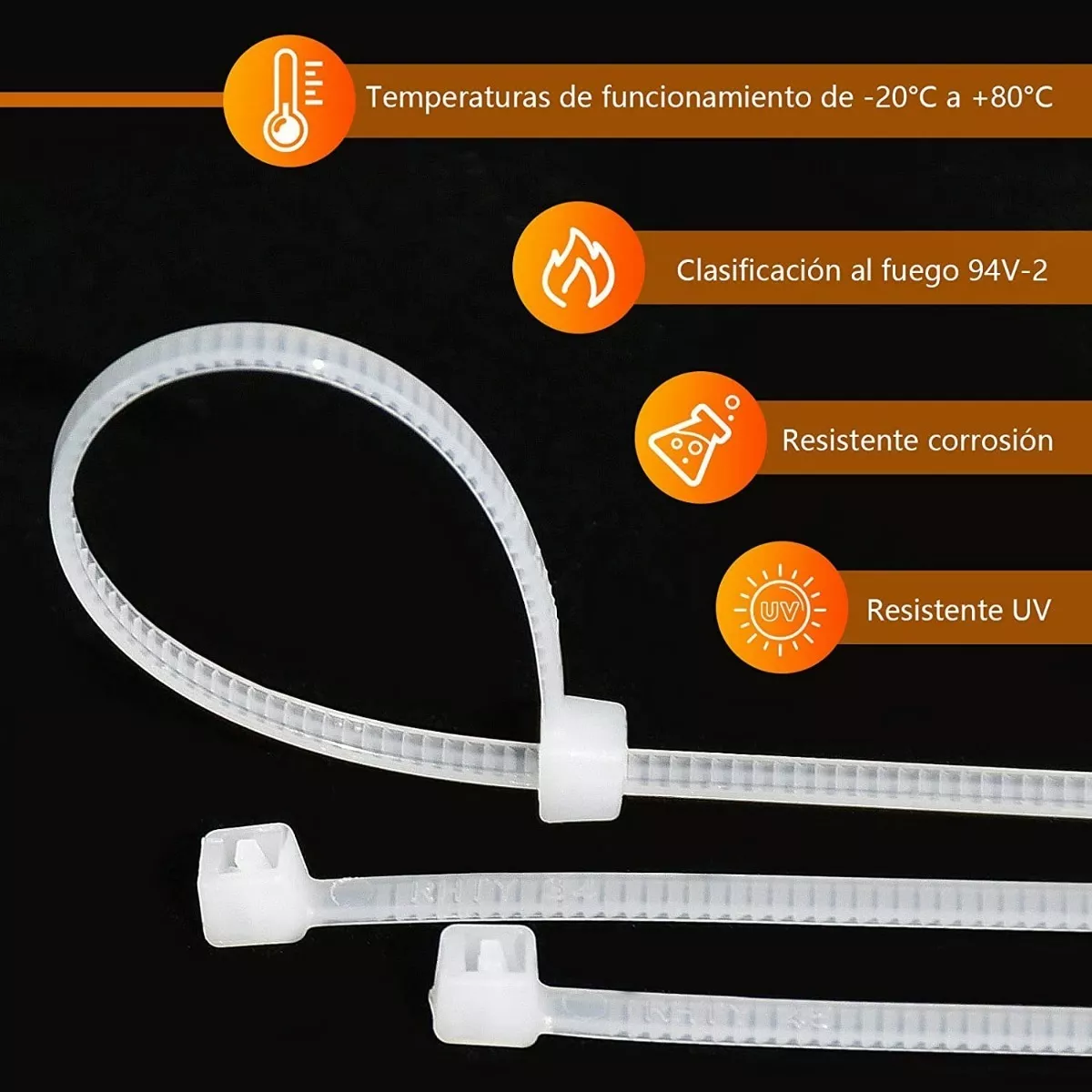 Foto 3 pulgar | Cinchos Eo Safe Imports Esi5201 1000 Piezas