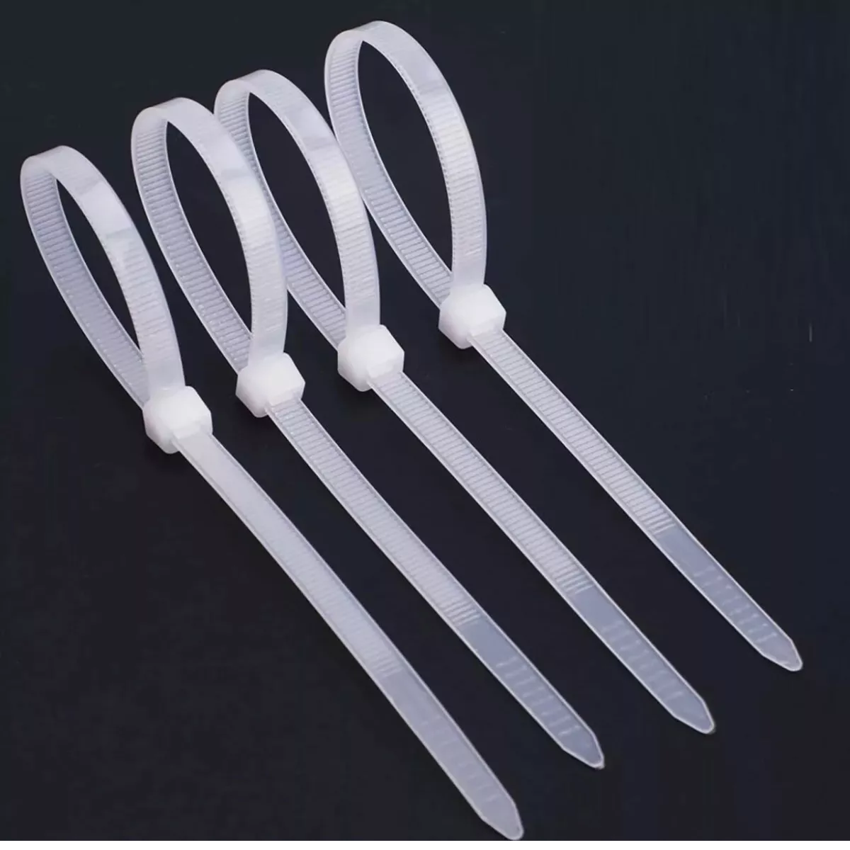 Foto 3 pulgar | Set Cinchos de Plástico Eo Safe Imports Esi-6701 color Blanco Bridas de Nylon 20 CM 1000 PZAS