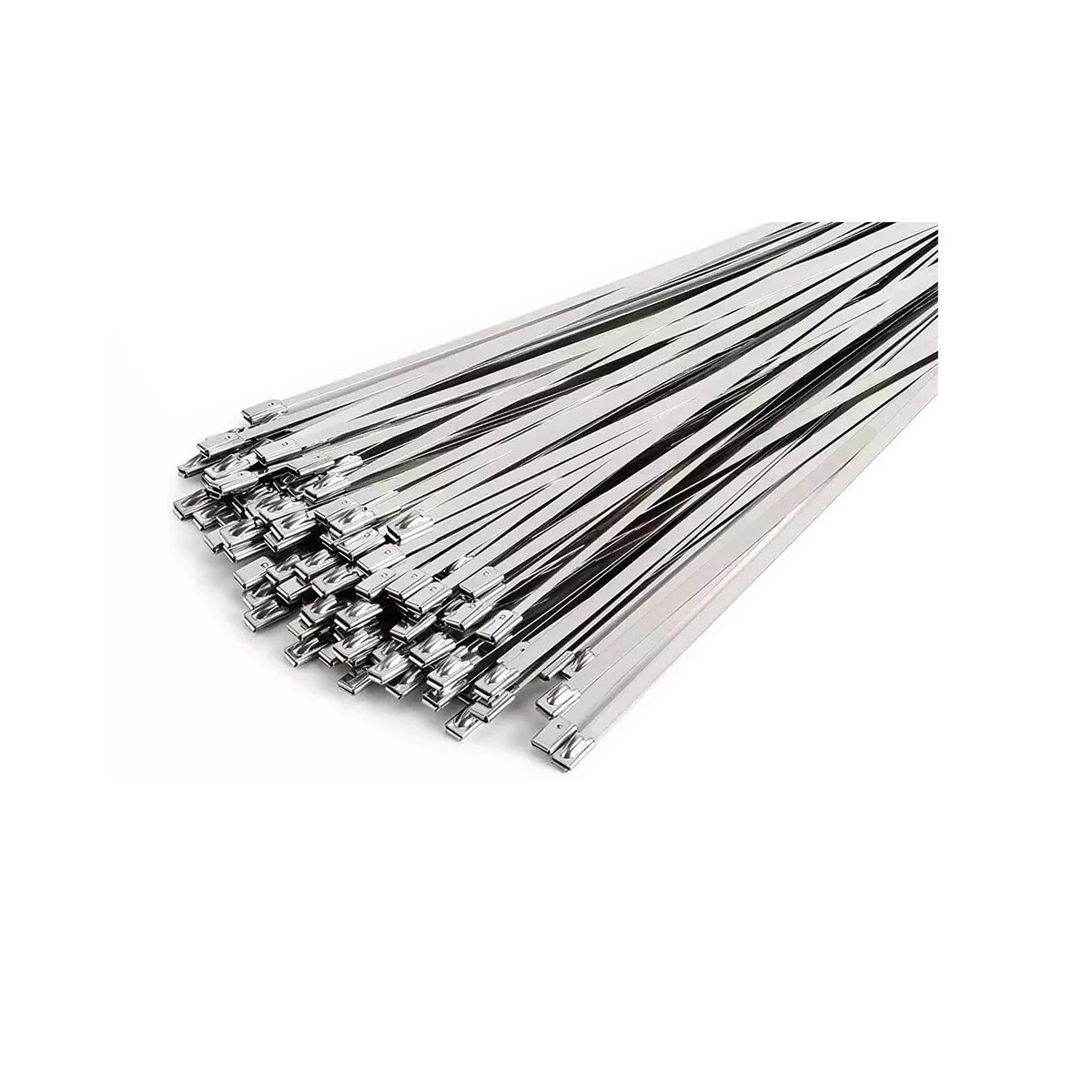 Cincho Metálico de Acero Inoxidable 20 cm Eo Safe Imports 100 Piezas $459