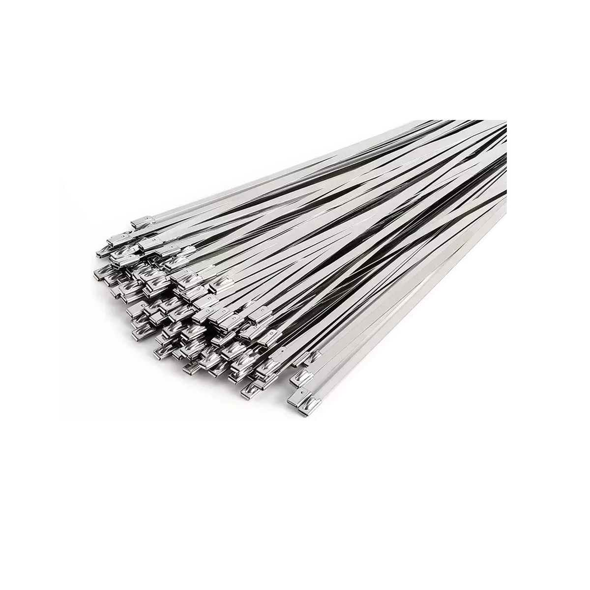 Cincho Metálico de Acero Inoxidable 20 cm Eo Safe Imports 100 Piezas
