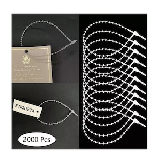 Foto 3 | Kit Cintillo Plástico Etiqueta De Ropa Corbata 2000pcs Eo Safe Imports Esi-11386 Blanco