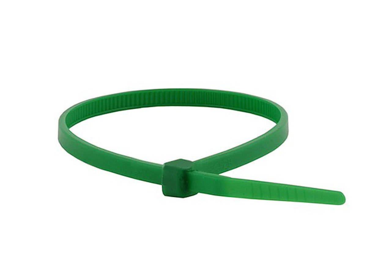 Foto 2 pulgar | Venta Internacional - Brida para Cables Monoprice Nailon Verde 20 cm 100 Unidades