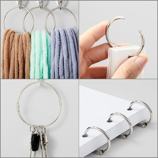Foto 4 | Book Rings Staples 1804211, 2,54 Cm De Ancho, 100 Unidades, Color Plateado - Venta Internacional.