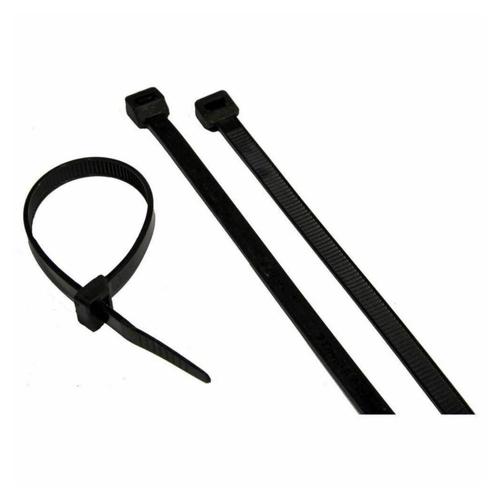 Foto 2 pulgar | Cincho Tensión Fumetax 18 kg Negro 60 cm x 4.5 mm 25 Piezas