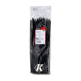 Foto 2 | Cinchos Italiano Negro 290x3.5mm Elematic Exterior 500pz
