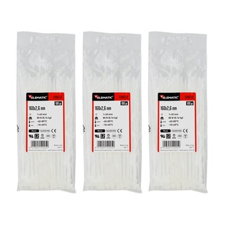 Foto 1 | Cinchos Italiano Blanco Natural 160x2.6mm Elematic Interior 300pz