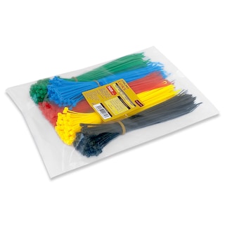 Foto 1 | Cinchos Plastico 5 Colores 500pz 20cmx2.5mm Alta Resistencia