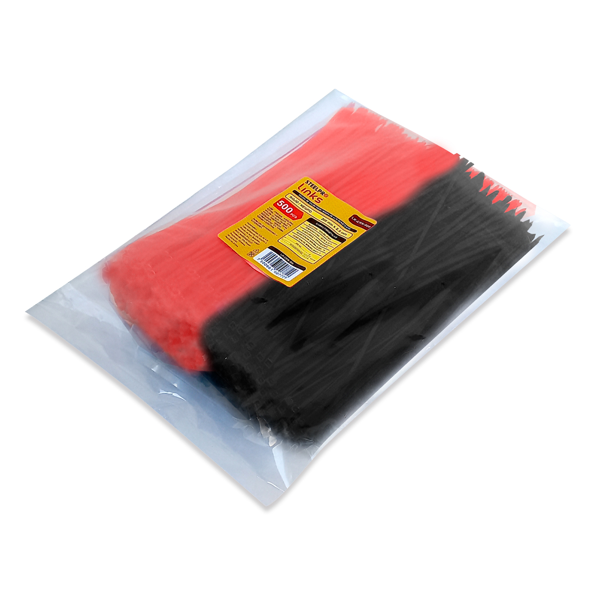 Foto 2 pulgar | Cinchos Plastico 2 Colores 500pz 20cmx2.5mm Alta Resistencia