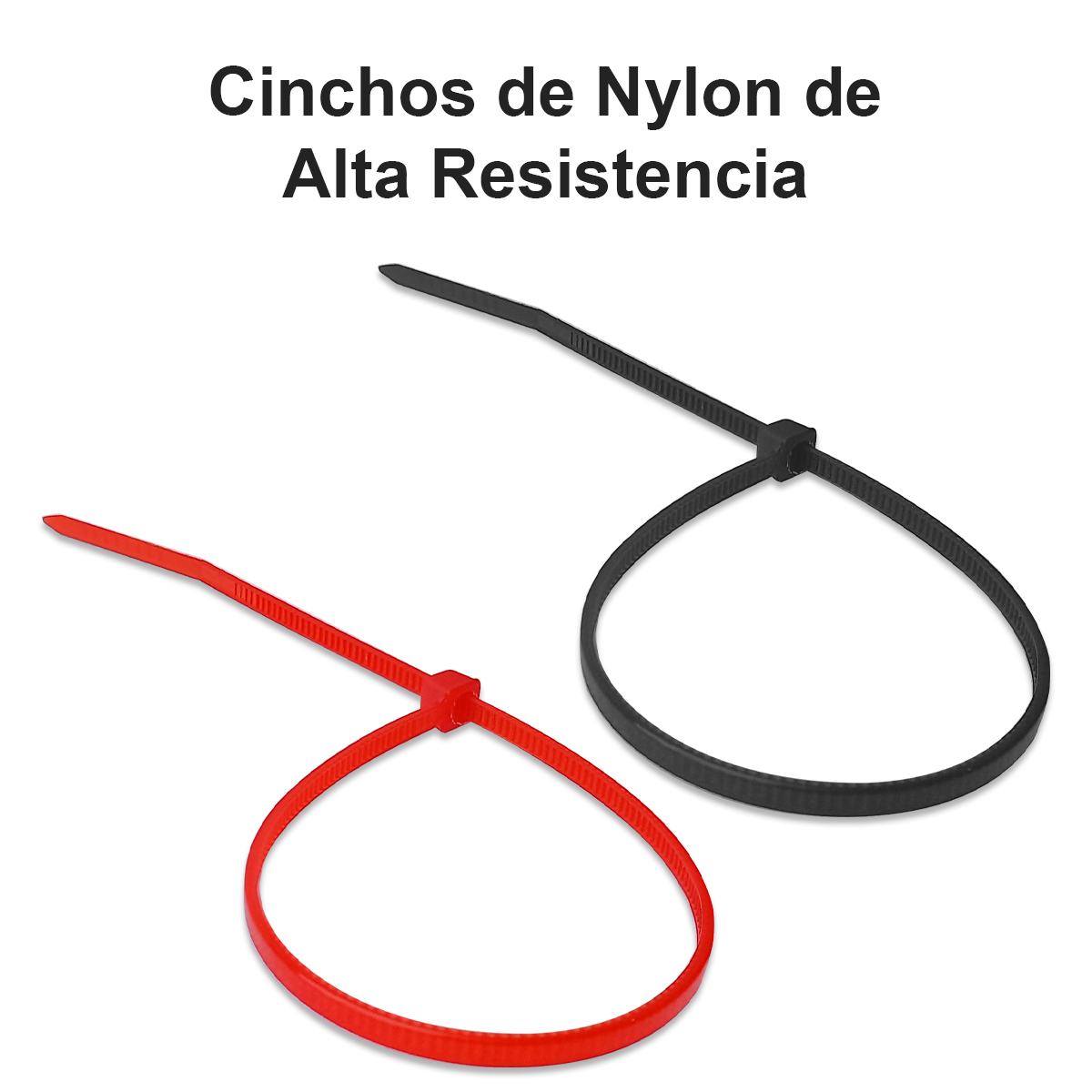 Foto 3 pulgar | Cinchos Plastico 2 Colores 500pz 20cmx2.5mm Alta Resistencia