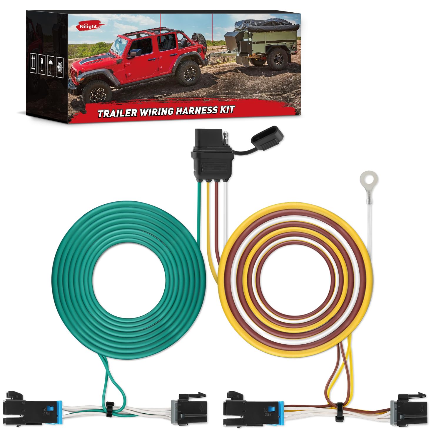 Foto 2 pulgar | Arnés De Cableado De Remolque Nilight 55540 Para Chevy Express - Venta Internacional.