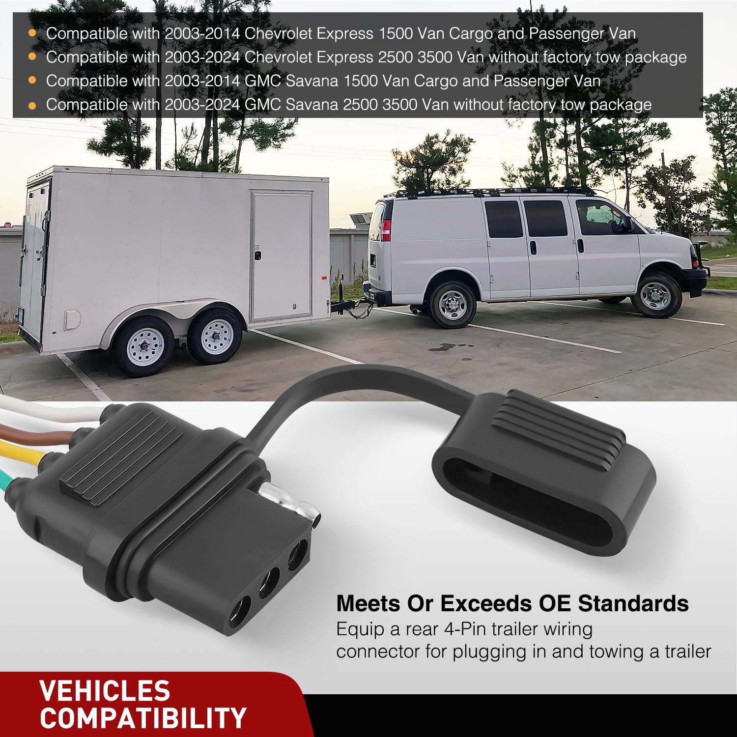 Foto 5 | Arnés De Cableado De Remolque Nilight 55540 Para Chevy Express - Venta Internacional.