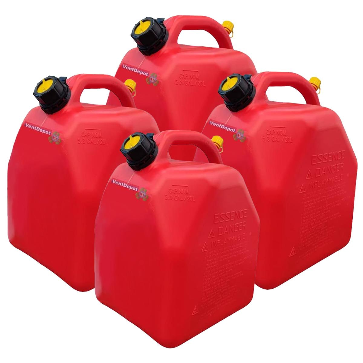 Garrafón de Bidón con Rosca VentDepot Rojo 4 Piezas $2,618