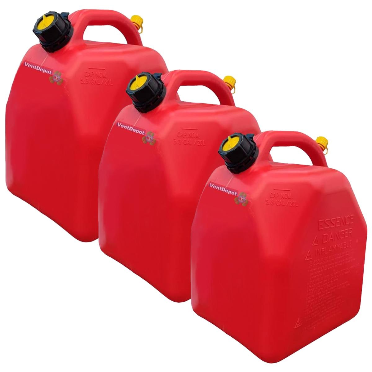 Garrafón de Bidón con Rosca VentDepot Rojo 3 Piezas $1,972