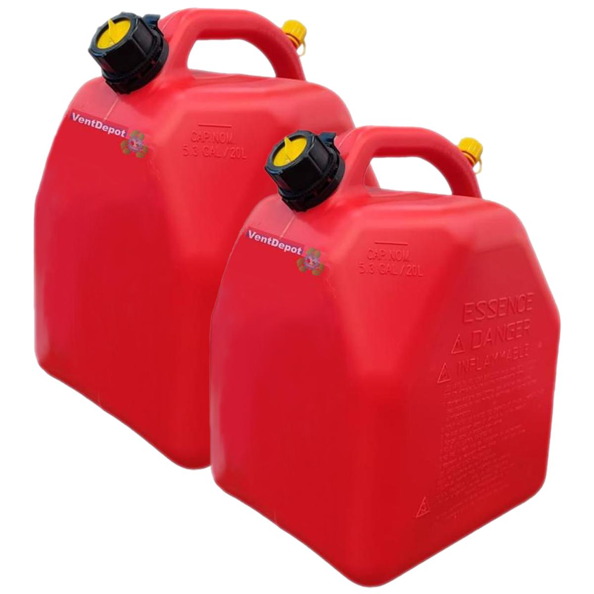 Garrafón de Bidón con Rosca VentDepot Rojo 2 Piezas