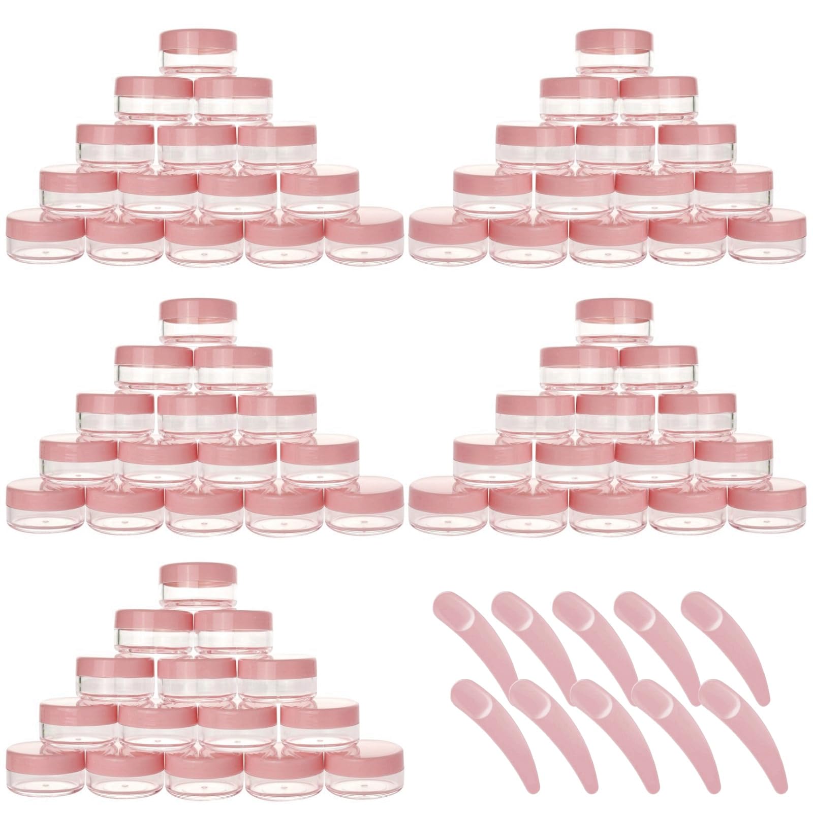Foto 1 | Envases Cosméticos Btyms De 10 G/10 Ml, 100 Unidades Con Tapas Y Espátula - Venta Internacional.