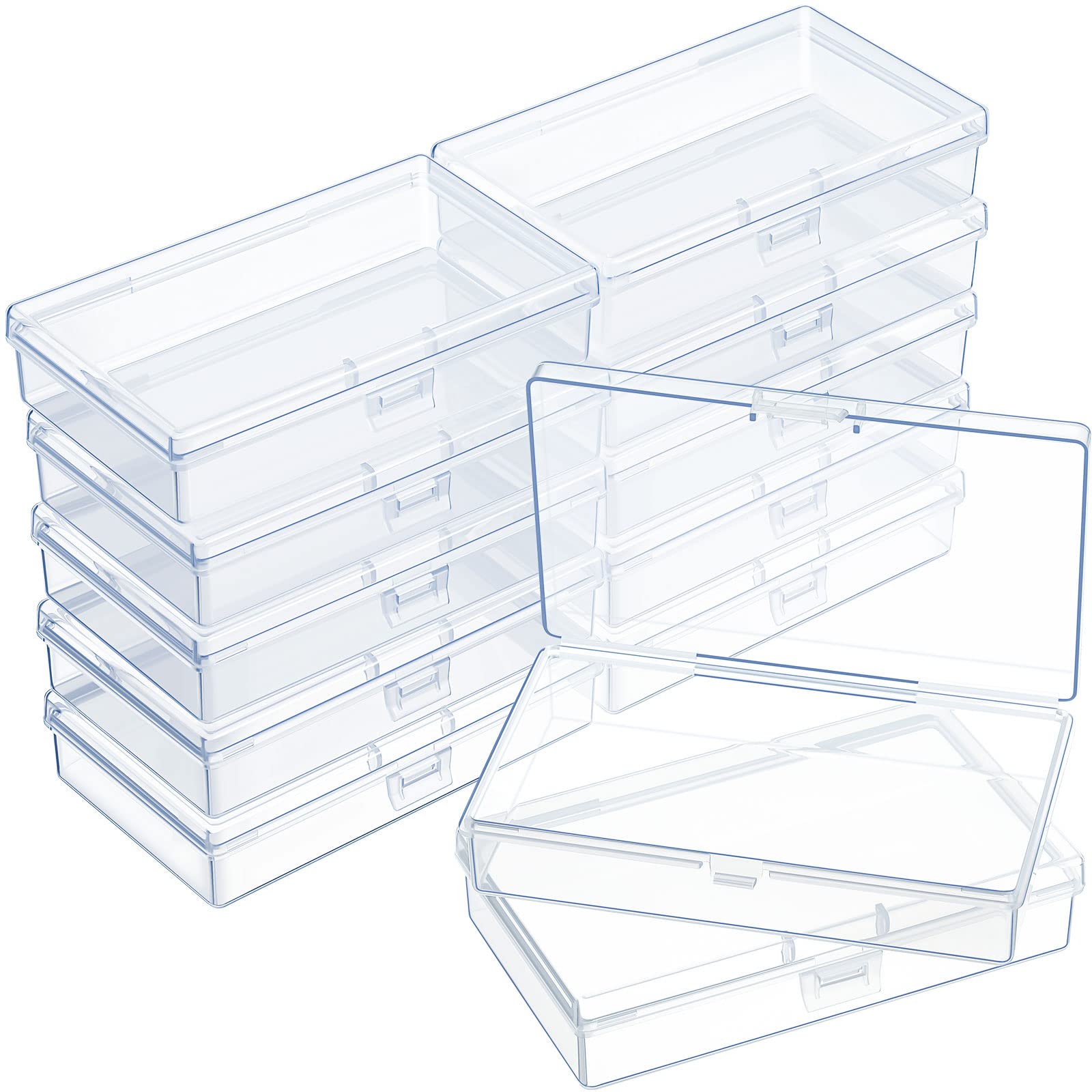 Contenedores De Almacenamiento Satinior De Plástico Transparente, Paquete De 12 - Venta Internacional.