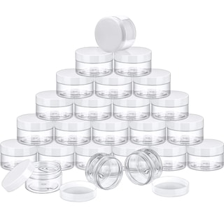 Foto 1 | Frascos De Plástico Satinior Transparentes De 100 Ml (paquete De 24) Con Tapas Para Almacenamiento - Venta Internacion