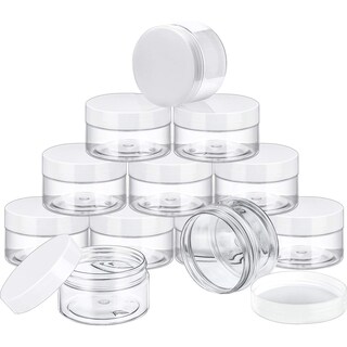 Foto 7 | Frascos De Plástico Satinior Transparentes De 100 Ml (paquete De 24) Con Tapas Para Almacenamiento - Venta Internacion