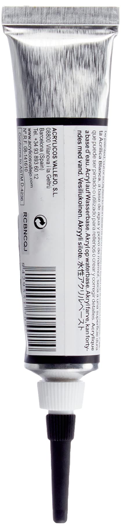 Foto 3 pulgar | Masilla Plástica Vallejo 20ml - Venta Internacional.