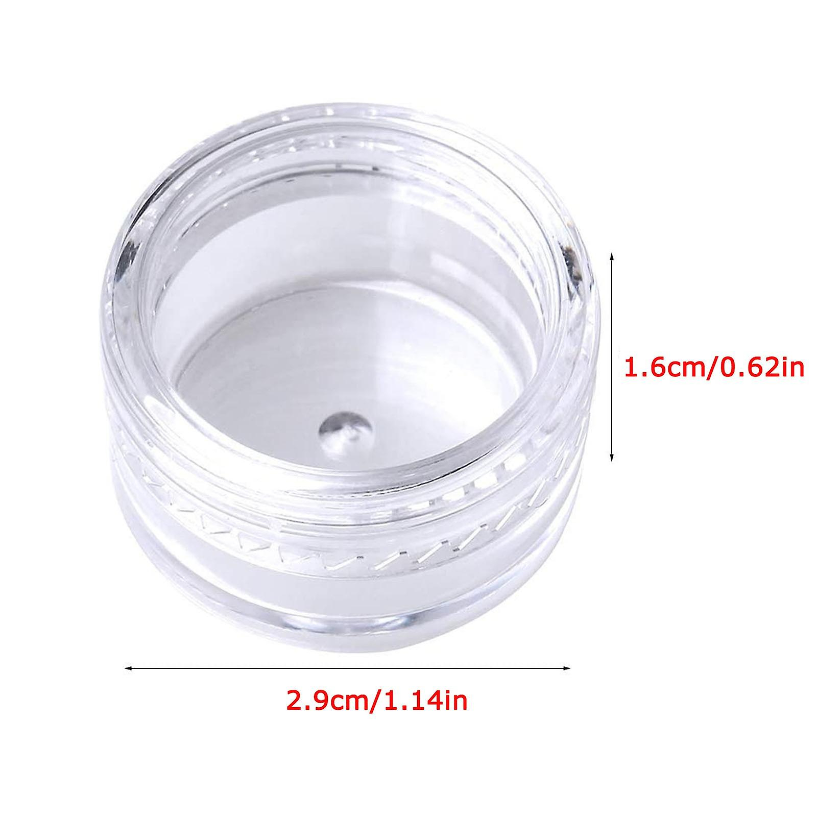 Foto 4 pulgar | Tarro Cosmético Huoguo Redondo De Plástico Transparente Con Tapa 50 Ml X50 - Venta Internacional.